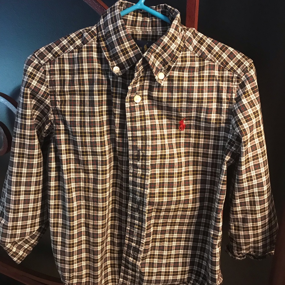2 Boys 2T Plaid Button Downs